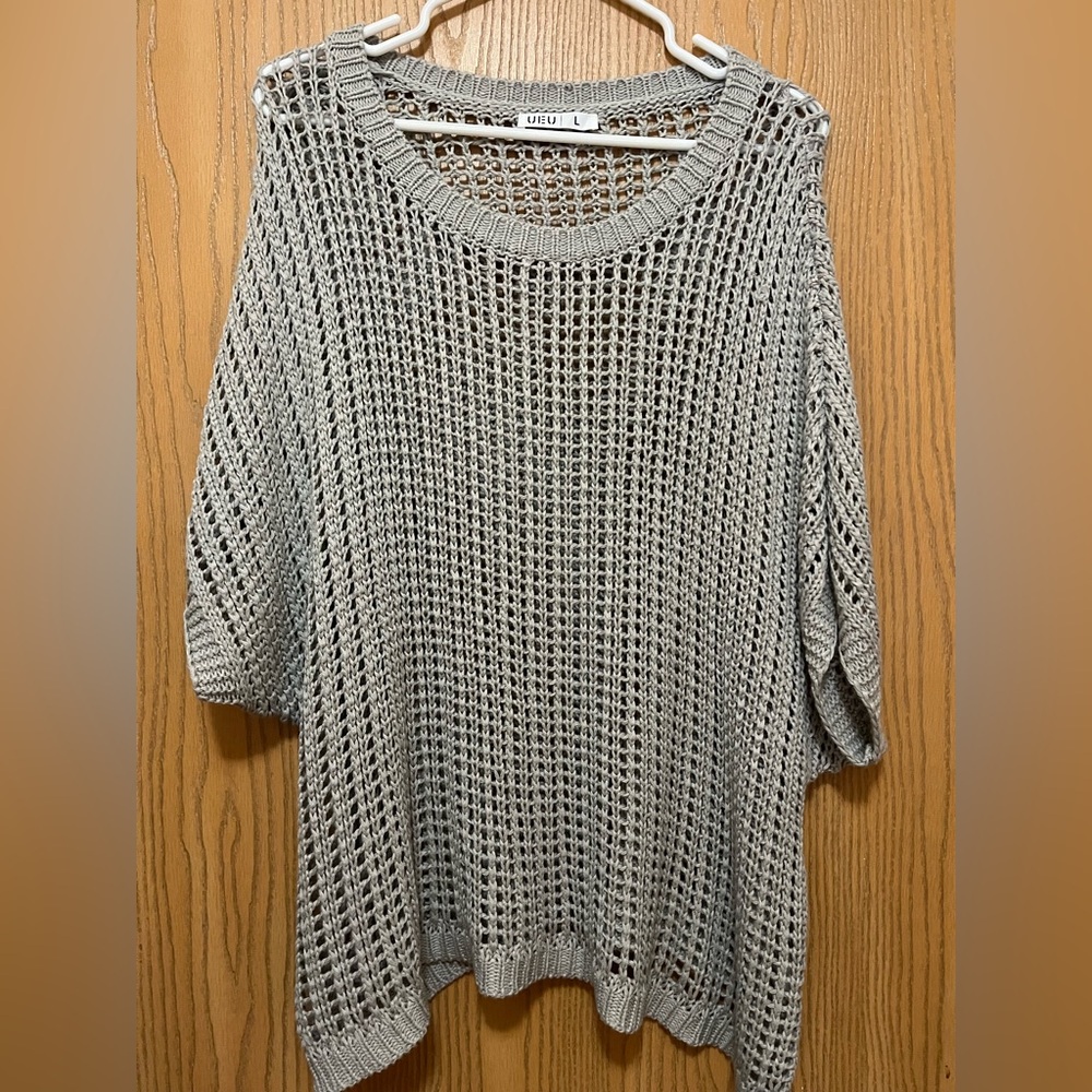 Gray Knit Sweater